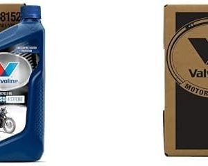 Valvoline 4-Stroke Motorcycle SAE 20W-50 Motor Oil 1 QT, Case of 6 (Pack of 2)
