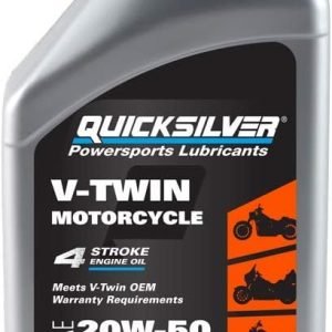 Quicksilver 20W-50 Synthetic Motorcycle Oil - 1 Qt.