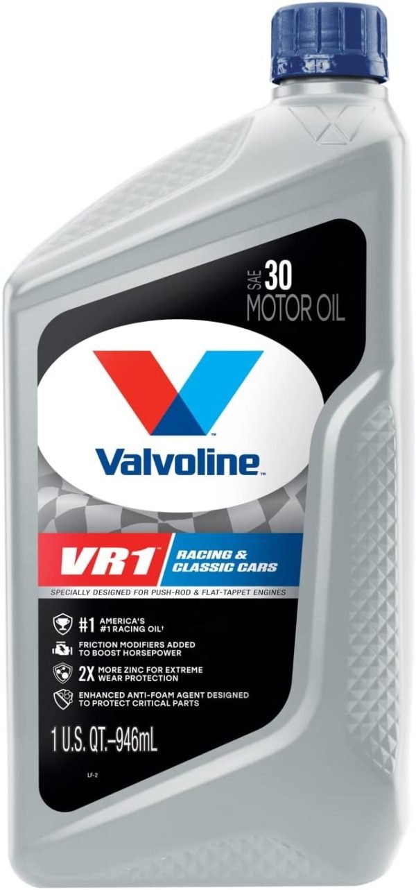 Valvoline VR1 Racing SAE 30 Motor Oil 1 QT