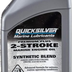 QuickSilver 858025Q01 Premium Plus TC-W3 2-Cycle Outboard Oil, 16 Oz.