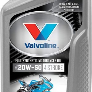 Valvoline 4-Stroke Motorcycle Full Synthetic SAE 20W-50 Motor Oil 1 QT